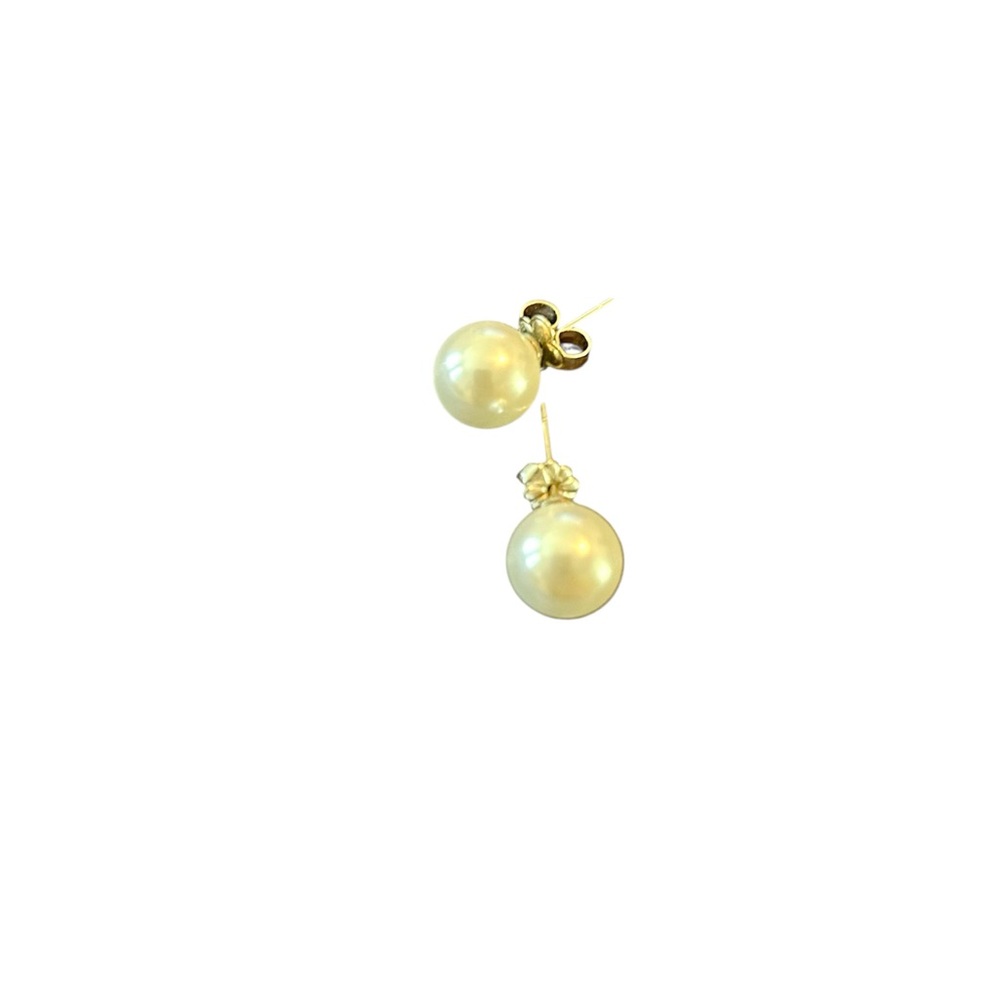 Large Elegant Pearl Stud Earrings